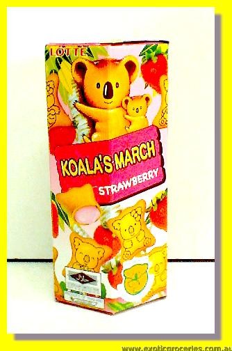 Koala's March Strawberry Snack