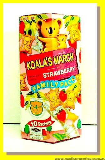 Koala\'s March Strawberry Chocolate Snack 10sachets