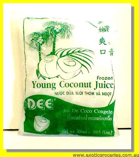 Frozen Young Coconut Juice (Bag)
