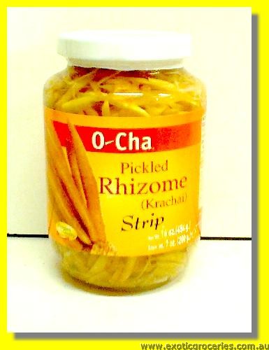 Pickled Rhizome Kra chai Strips