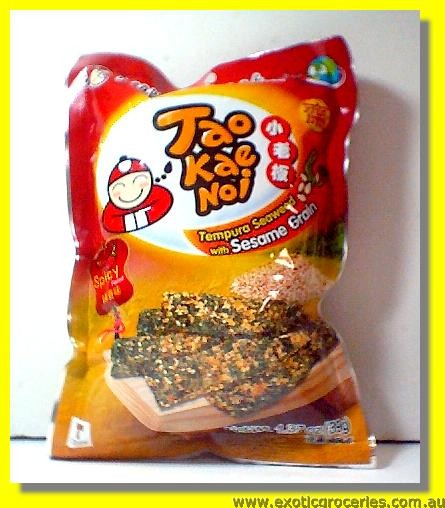 Tampura Seaweed with Sesame Grain Spicy Flavour