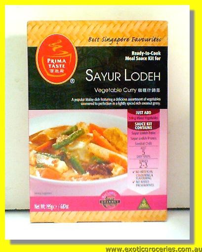Sayur Lodeh Vegetable Curry Ready Sauce Kit