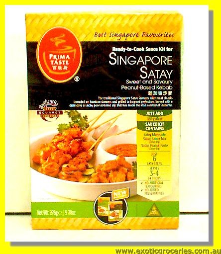 Ready to Cook Sauce Kit for Singapore Satay