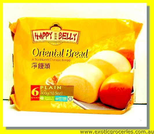 Frozen Oriental Bread Plain 6pcs