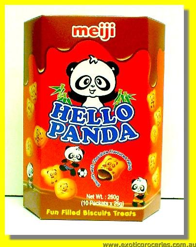 Hello Panda Biscuits with Chocolate Flavoured Filling 10packs