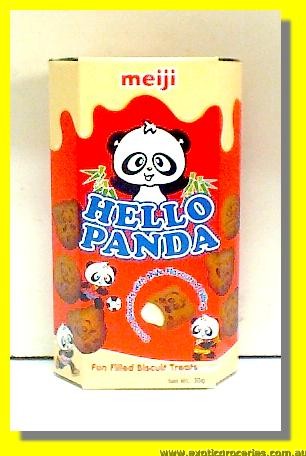Hello Panda Cocoa Biscuits with Milk Flavoured Filling