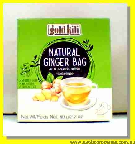 Natural Ginger Bag 20sachets No Added Sugar