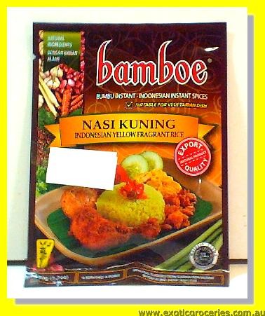 Nasi Kuning Indonesian Yellow Fragrant Rice