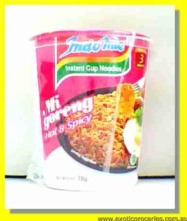 Mi Goreng Instant Cup Noodles Hot & Spicy Flavour