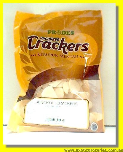 Uncooked Jengkol Crackers