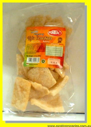 Tofu Crackers Snacks (Kerupuk Tahu- Malutong)