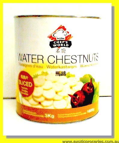Water Chestnuts Sliced