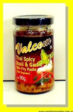 Thai Spicy Basil & Garlic Stir Fry Paste