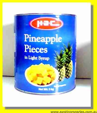 Pineapple Pieces in Light Syrup