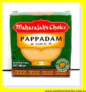 Garlic Pappadum