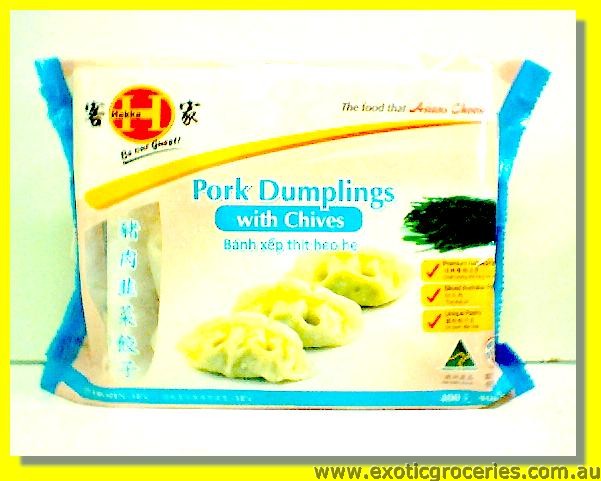 Pork Dumplings with Chives
