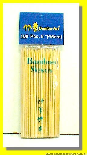 Bamboo Skewers 6"