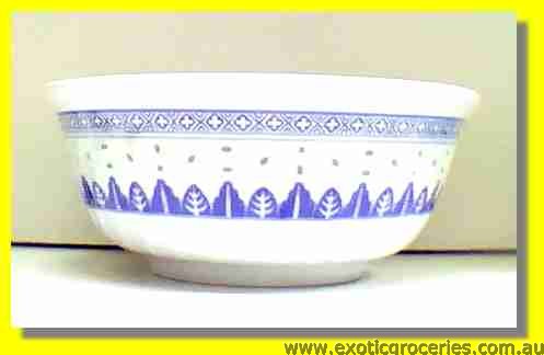 Rice Pattern Blue Melamine Bowl 15.5cm 5306