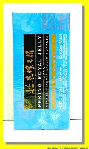 Peking Royal Jelly Herbal Vitamin Liquid Complex Blue Label