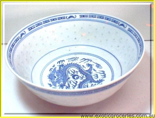 Rice Pattern Bowl 9\"