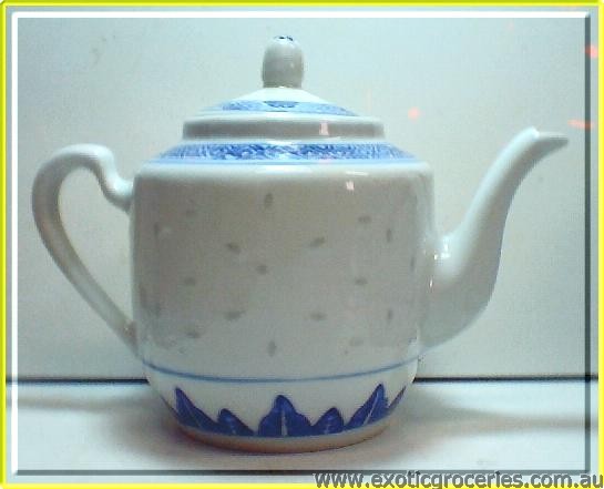 Rice Pattern Tall Teapot \"L\"