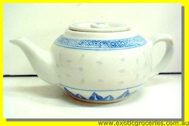 Rice Pattern Persimmon Teapot S #2