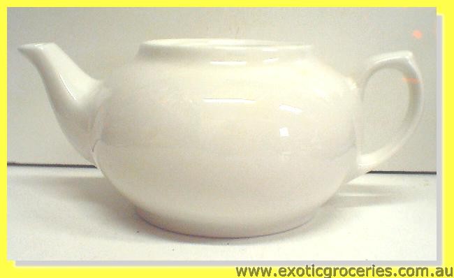 Cameo White Tea Pot