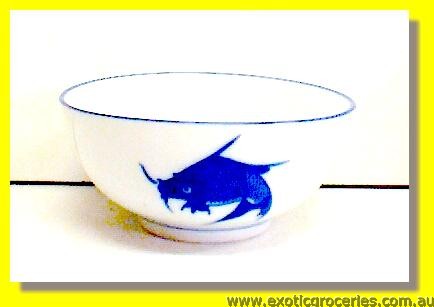 Blue Fish Bowl 6" JB-F11
