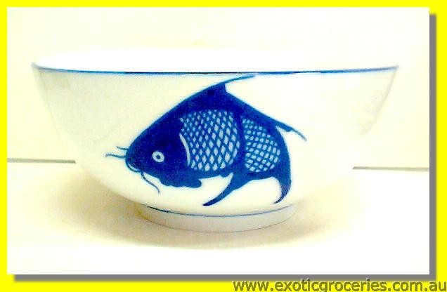 Blue Fish Bowl 9" JB-F32