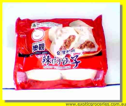 Frozen Spicy Pork Buns 4pcs