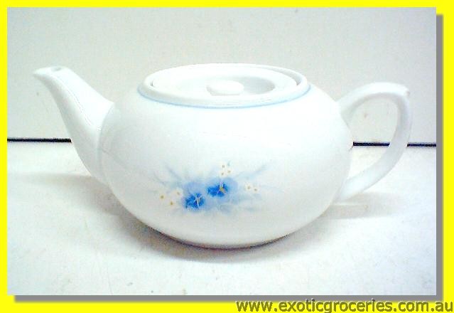 Blue Floral Teapot (HD668)