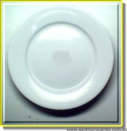 White Oval Plate 20cm