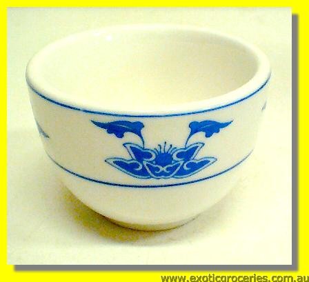 A Grade Blue Floral Teacup 2.75\" (C166-054)