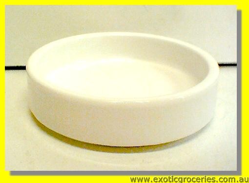 White Round Dish 10cm (White Crème Brulle Dish) m115