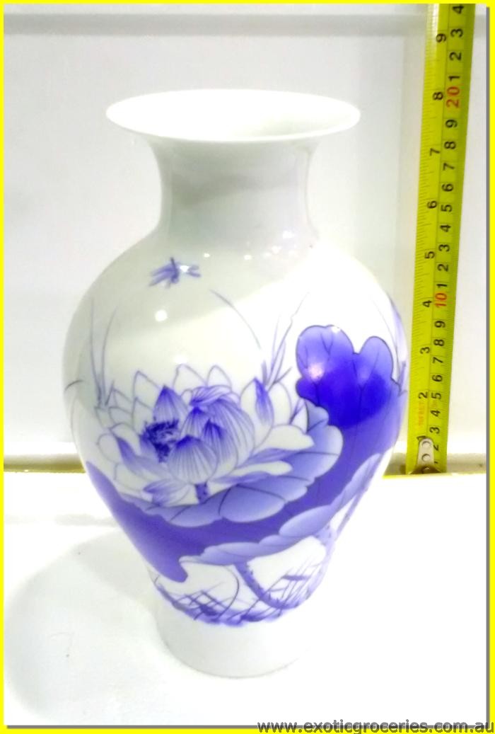 Chinese Vase Lotus Flowers