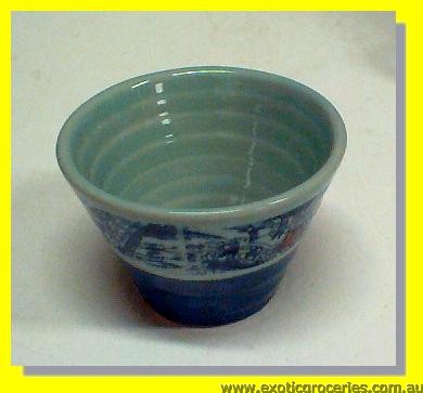 Blue Qing Ming Tea Cup 3.5\"
