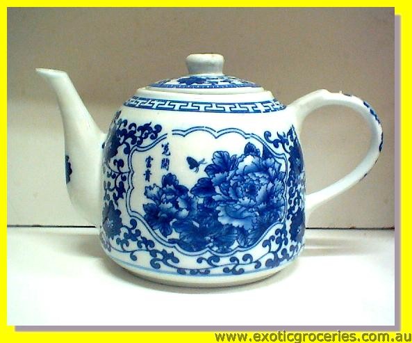 Blue Floral Teapot 14cm