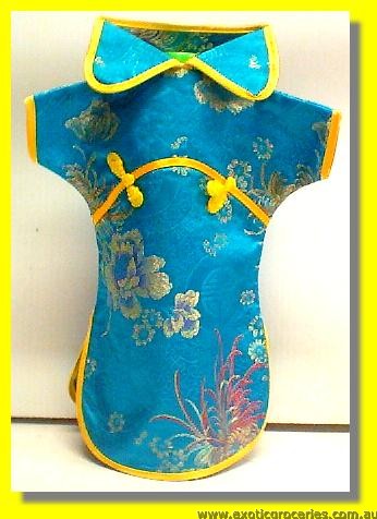 Chinese Embroidery Blue Bottle Clothes 30CM
