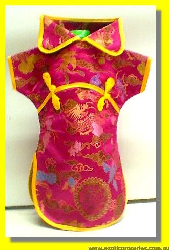 Chinese Embroidery Purple Bottle Clothes 30 CM