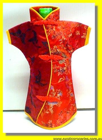 Chinese Embroidery Red Bottle Clothes 30 CM