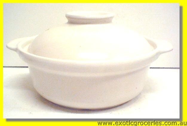 Clay Pot White 23CM