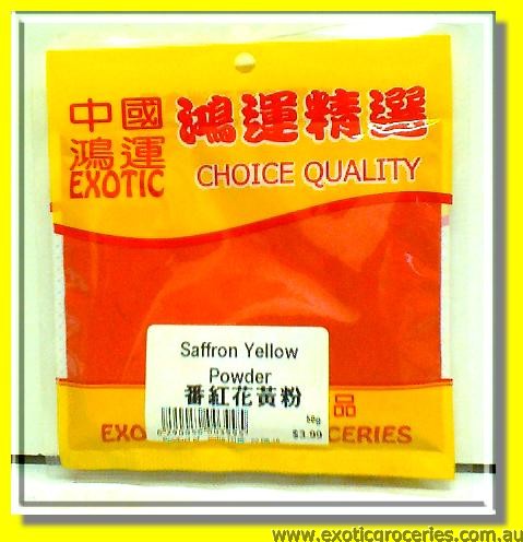 Saffron Yellow Powder