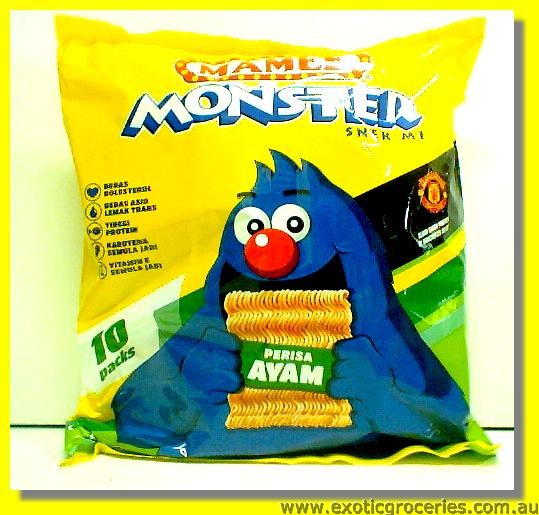 Monster Noodle Snack Chicken Flavour Perisa Ayam 10pkts