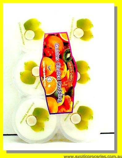 Coconut Flavour Pudding with Nata De Coco 6pcs