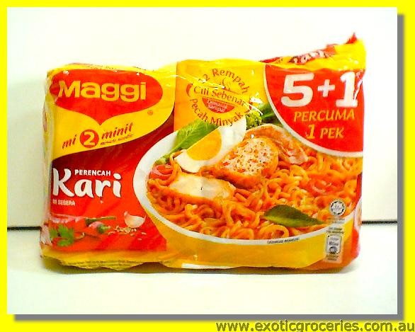 Instant Noodle Curry Flavour 5+1packs