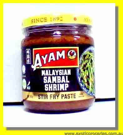 Malaysian Sambal Shrimp Paste