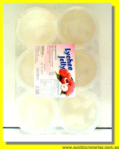 Lychee with Nata De Coco Jelly 6 Pack