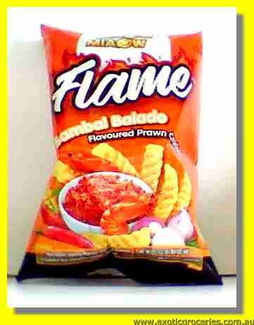 Flame Sambal Balado Flavoured Prawn Crackers