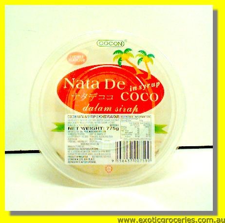 Lychee Flavour Nata De Coco in Syrup